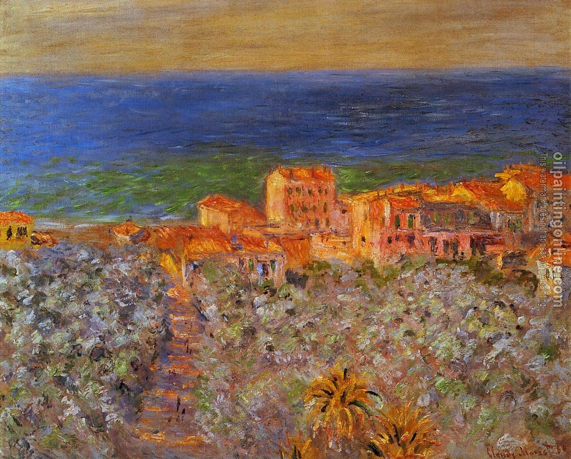 Monet, Claude Oscar - Borgo Marina at Bordighera